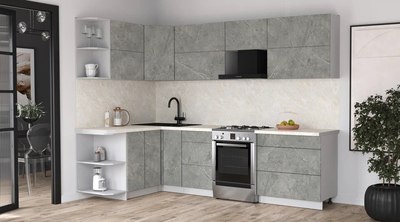 Кухонный гарнитур Интерлиния Мила Матте 1.5x2.8 Б