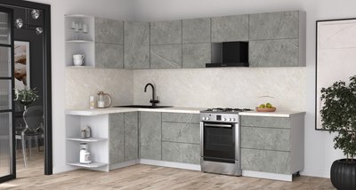 Кухонный гарнитур Интерлиния Мила Матте 1.5x3.0 Б