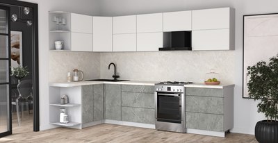 Кухонный гарнитур Интерлиния Мила Матте 1.5x3.1 Б