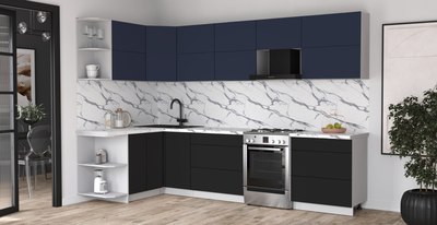 Кухонный гарнитур Интерлиния Мила Матте 1.5x3.1 Б