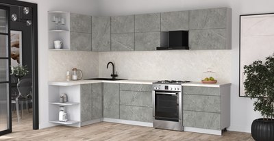 Кухонный гарнитур Интерлиния Мила Матте 1.5x3.1 Б