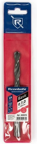 Сверло Rennbohr Basic ЦХ 7.0x109мм HSS-R / 460070 - фото