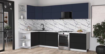 Кухонный гарнитур Интерлиния Мила Матте 1.5x3.2 Б