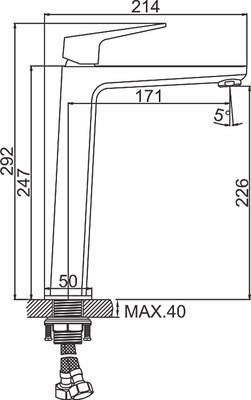Смеситель Ledeme L1181
