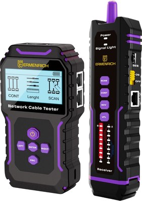 Кабельный тестер Ermenrich NetGeeks NP45 / 84554 - фото