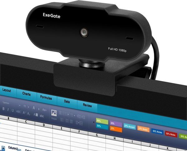 Веб-камера ExeGate GoldenEye C300 FullHD / EX297682RUS