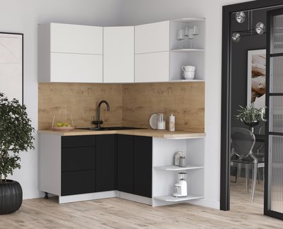 Кухонный гарнитур Интерлиния Мила Матте 1.5x1.4 А PR