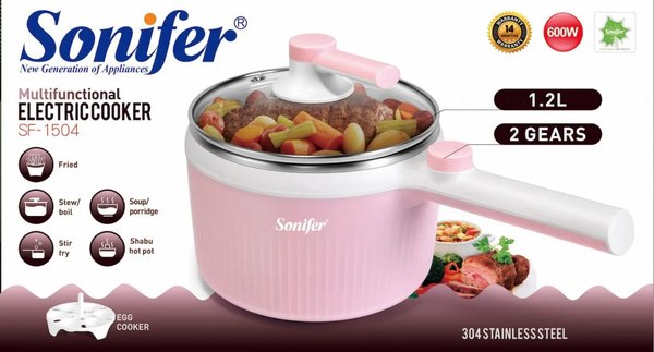 Мультиварка Sonifer SF-1504 (розовый)