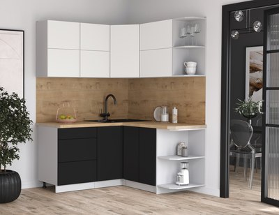 Кухонный гарнитур Интерлиния Мила Матте 1.5x1.6 А PR