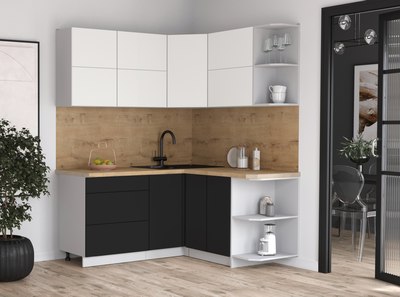 Кухонный гарнитур Интерлиния Мила Матте 1.5x1.7 А PR