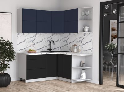 Кухонный гарнитур Интерлиния Мила Матте 1.5x1.7 А PR