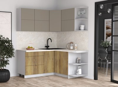 Кухонный гарнитур Интерлиния Мила Матте 1.5x1.7 А PR