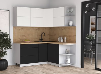 Кухонный гарнитур Интерлиния Мила Матте 1.5x1.8 А PR