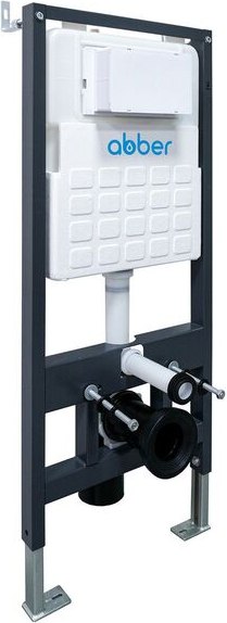 Унитаз подвесной с инсталляцией Abber Bequem AC1100T-AC0105-AC0121MMG