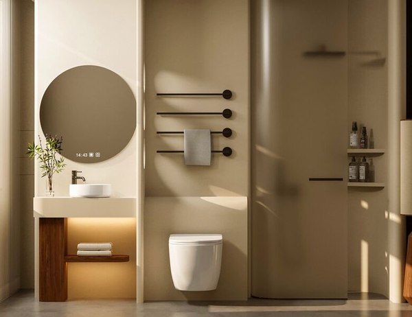 Унитаз подвесной с инсталляцией Abber Bequem AC1100T-AC0105-AC0121MMG