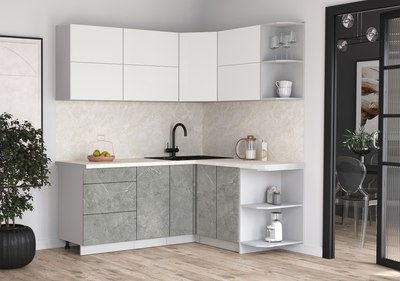 Кухонный гарнитур Интерлиния Мила Матте 1.5x1.9 А PR