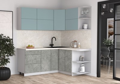 Кухонный гарнитур Интерлиния Мила Матте 1.5x1.9 А PR