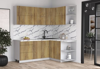 Кухонный гарнитур Интерлиния Мила Матте 1.5x2.0 А PR