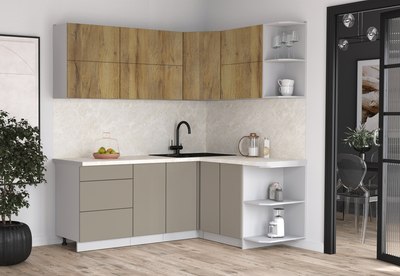 Кухонный гарнитур Интерлиния Мила Матте 1.5x2.0 А PR