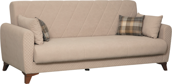 Диван Олмеко Эдвин М 3-х местный 2 подушки - фото