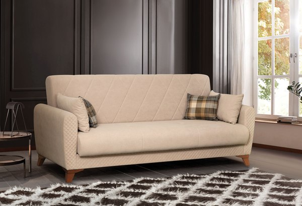 Диван Олмеко Эдвин М 3-х местный 2 подушки