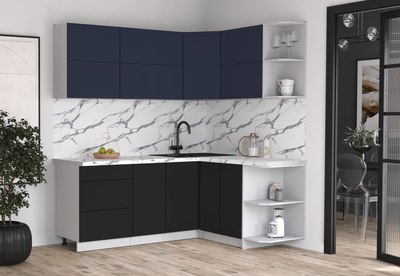 Кухонный гарнитур Интерлиния Мила Матте 1.5x2.0 А PR