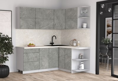 Кухонный гарнитур Интерлиния Мила Матте 1.5x2.0 А PR