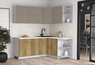 Кухонный гарнитур Интерлиния Мила Матте 1.5x2.0 А PR