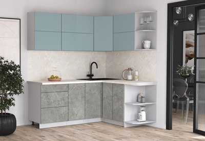 Кухонный гарнитур Интерлиния Мила Матте 1.5x2.0 А PR