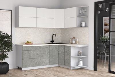 Кухонный гарнитур Интерлиния Мила Матте 1.5x2.1 А PR