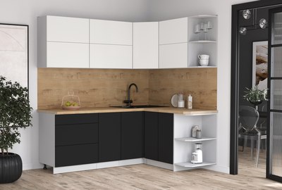 Кухонный гарнитур Интерлиния Мила Матте 1.5x2.1 А PR