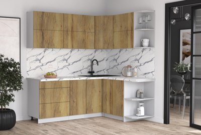 Кухонный гарнитур Интерлиния Мила Матте 1.5x2.1 А PR