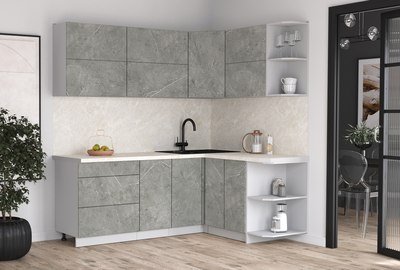 Кухонный гарнитур Интерлиния Мила Матте 1.5x2.1 А PR