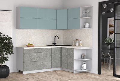 Кухонный гарнитур Интерлиния Мила Матте 1.5x2.1 А PR