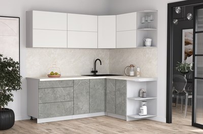 Кухонный гарнитур Интерлиния Мила Матте 1.5x2.2 А PR