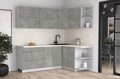 Кухонный гарнитур Интерлиния Мила Матте 1.5x2.2 А PR