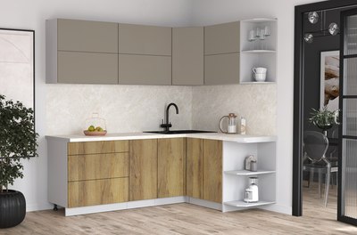 Кухонный гарнитур Интерлиния Мила Матте 1.5x2.2 А PR