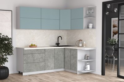 Кухонный гарнитур Интерлиния Мила Матте 1.5x2.2 А PR