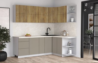 Кухонный гарнитур Интерлиния Мила Матте 1.5x2.3 А PR