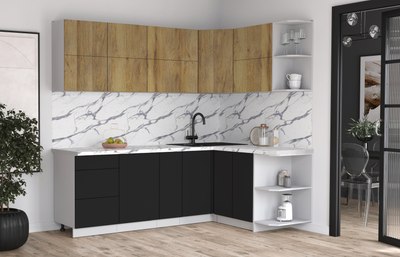 Кухонный гарнитур Интерлиния Мила Матте 1.5x2.3 А PR