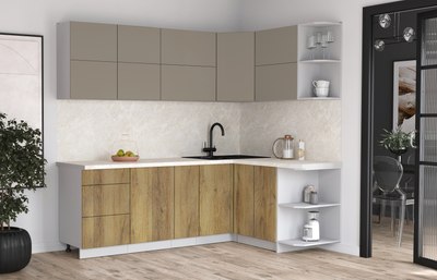 Кухонный гарнитур Интерлиния Мила Матте 1.5x2.3 А PR