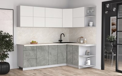 Кухонный гарнитур Интерлиния Мила Матте 1.5x2.4 А PR