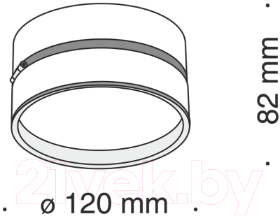 Точечный светильник Maytoni Onda C024CL-L18B
