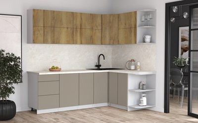 Кухонный гарнитур Интерлиния Мила Матте 1.5x2.4 А PR