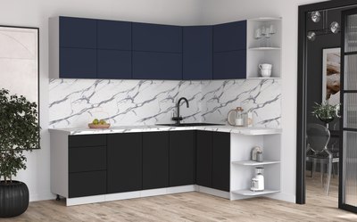 Кухонный гарнитур Интерлиния Мила Матте 1.5x2.4 А PR