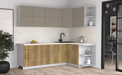 Кухонный гарнитур Интерлиния Мила Матте 1.5x2.4 А PR