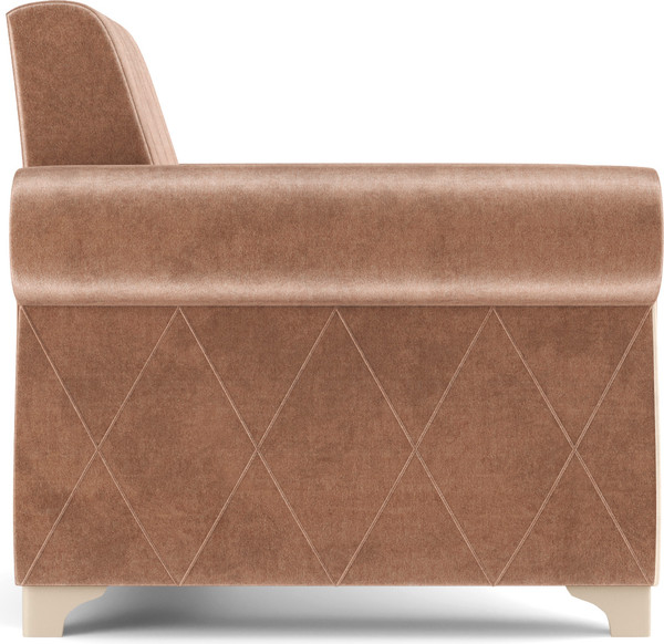 Кресло мягкое Олмеко Порто М (велюр, тенерифе хумус/велюр, тенерифе крем)