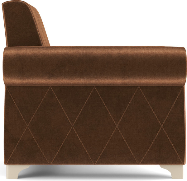 Кресло мягкое Олмеко Порто М (велюр, тенерифе шоколад/велюр, тенерифе корица)