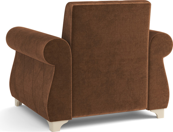 Кресло мягкое Олмеко Порто М (велюр, тенерифе шоколад/велюр, тенерифе корица)