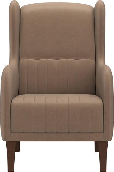 Кресло мягкое Олмеко ЕвроМагнат М (велюр, тенерифе корица)